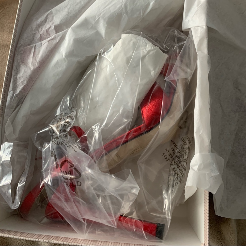 SJP High Heeled Leather Sandals